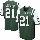 Nike Men & Women & Youth Jets #21 Johnson Green Team Color Game Jersey,baseball caps,new era cap wholesale,wholesale hats